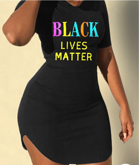 Black Lives Matter Bodycon Dress